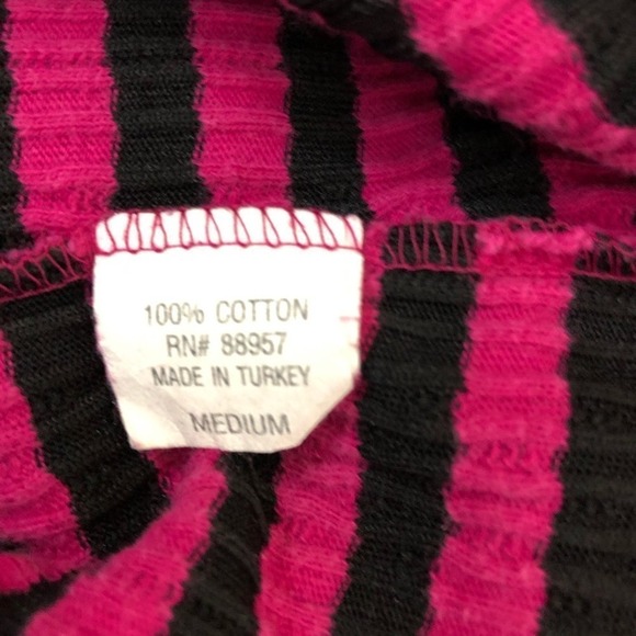 Swagger 90s Y2K Vintage Grunge Preppy Academia Clueless Womens Henley Top Medium - Picture 6 of 6